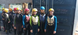 We had a great school tour to Shannon River Adventure Centre in Roosky. We did water and land activities which included a mud slide, canoeing, kayaking, pier jumping, assault course, tug of war, group games, archery and a climbing wall. A fun-filled day was had by all.
